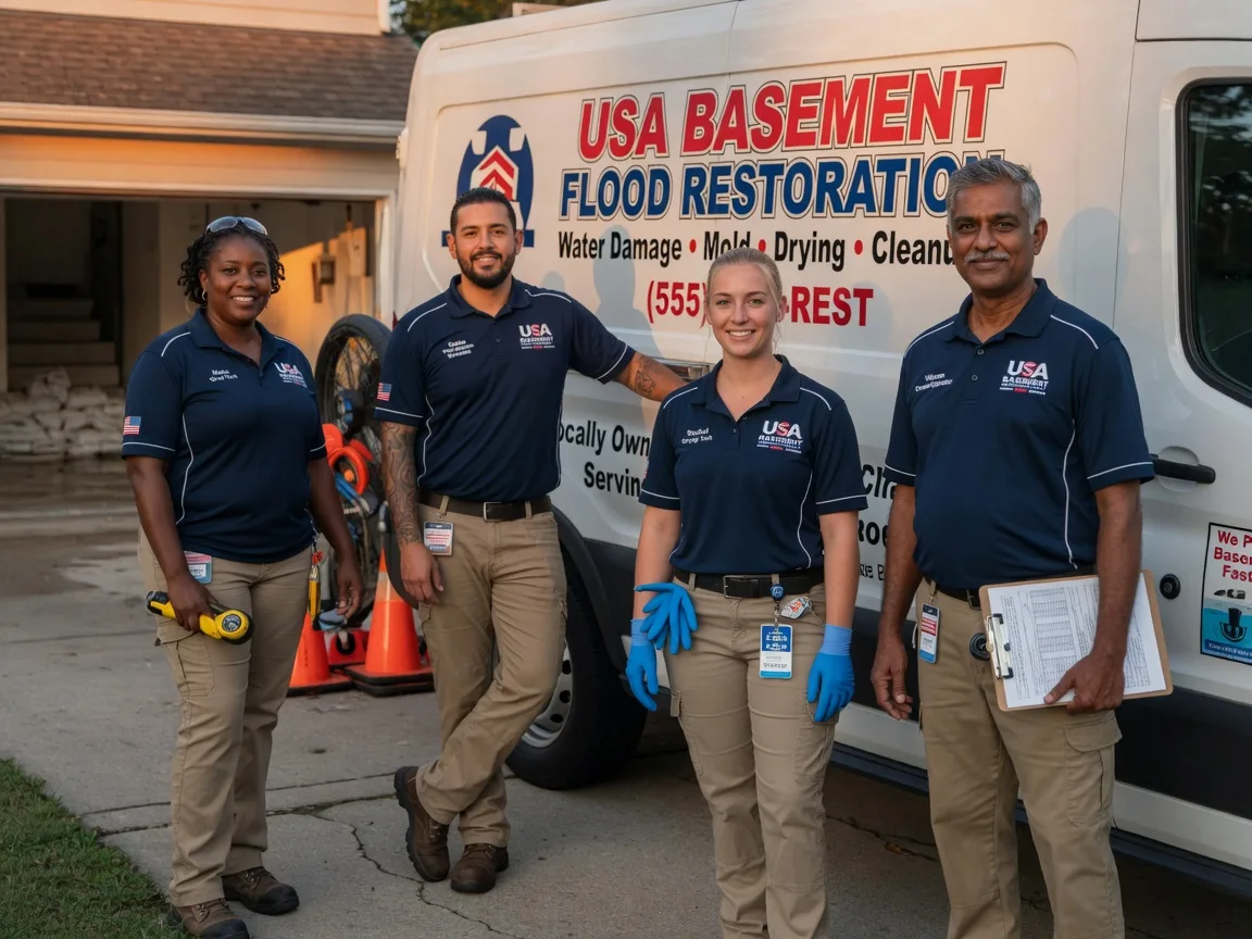 Basement Flood Cleanup company in Newark, MO